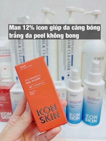 Serum Icon Peel 12% Mandelic Smart - Giúp Làm Đều Màu Da, Cải Thiện Kết Cấu Da, Kiểm Soát Dầu, Thu Nhỏ Lỗ Chân Lông, Dùng Tại Nhà
