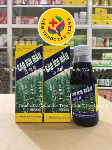 Cao Ích Mẫu OPC - Viên Hỗ Trợ Cân Bằng Kinh Nguyệt, Giảm Đau Bụng Kinh, Rối Loạn Kinh Nguyệt 180ml, Sản Phẩm Từ Ngải Cứu