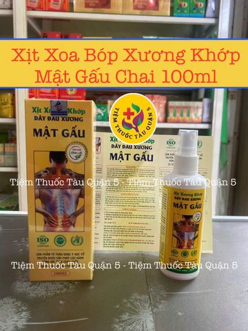Dầu Xoa Bóp Mật Gấu Thảo Dược Giúp Giảm Đau Dây Thần Kinh, Xương Khớp, Tay Chân