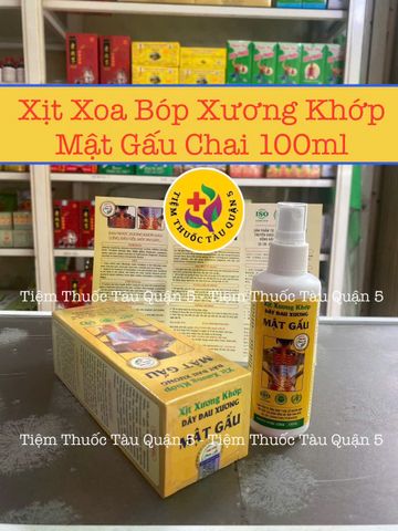 Dầu Xoa Bóp Mật Gấu Thảo Dược Giúp Giảm Đau Dây Thần Kinh, Xương Khớp, Tay Chân