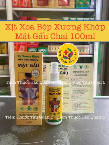 Dầu Xoa Bóp Mật Gấu Thảo Dược Giúp Giảm Đau Dây Thần Kinh, Xương Khớp, Tay Chân