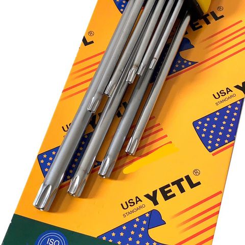 Bộ Lục Giác Đầu Bi Đầu Bông 9 Món Yeti Đa Năng USA - Dụng Cụ Sửa Chữa Tiện Ích Bằng Hợp Kim Cao Cấp, Độ Bền Cao