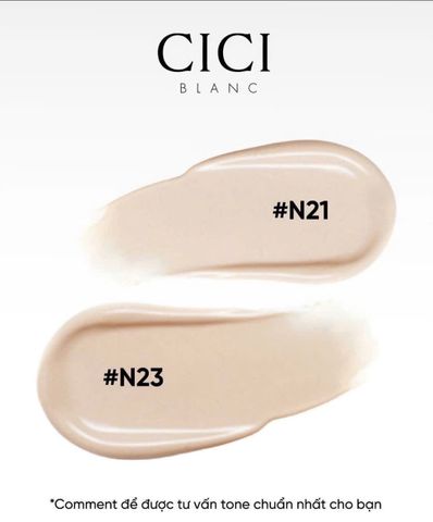 Phấn nước Cici Blanc Cushion SPF50/PA+++ 15g - Phấn trang điểm cao cấp Hàn Quốc, bảo vệ da, lớp mịn tự nhiên, dễ sử dụng