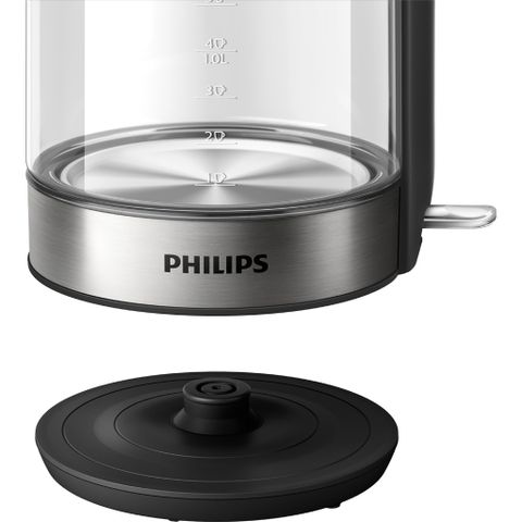 Bình Đun Siêu Tốc Philips HD9339 Thủy Tinh 1.7L, Công Suất 2200W, Thiết Kế Sang Trọng, Bảo Hành 2 Năm, Phù Hợp Gia Đình và Văn Phòng