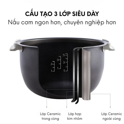 Nồi Cơm Điện Tử Zojirushi NL-AAQ18-CA 1.8L - Công Nghệ Fuzzy Logic, Bảo Hành 3 Năm, Dễ Sử Dụng, Chất Liệu Cao Cấp