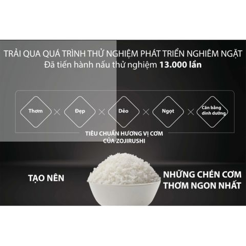 Nồi Cơm Điện Tử Zojirushi 1.8L NW-QAQ18-BA - Công Nghệ Nấu Cao Tần Nhật Bản, Bảo Hành 3 Năm, Dùng Cho Gia Đình 3-6 Người