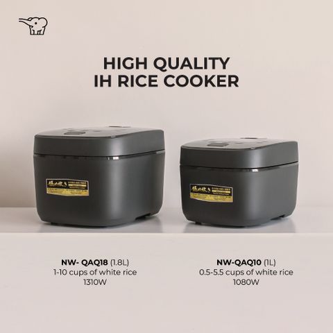 Nồi Cơm Điện Tử Zojirushi 1.8L NW-QAQ18-BA - Công Nghệ Nấu Cao Tần Nhật Bản, Bảo Hành 3 Năm, Dùng Cho Gia Đình 3-6 Người