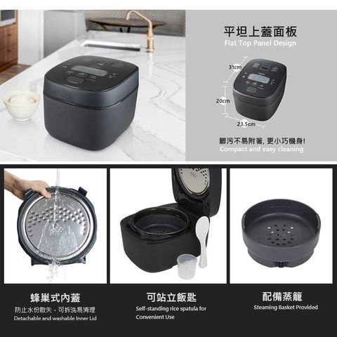 Nồi Cơm Điện Tử Zojirushi 1.8L NW-QAQ18-BA - Công Nghệ Nấu Cao Tần Nhật Bản, Bảo Hành 3 Năm, Dùng Cho Gia Đình 3-6 Người