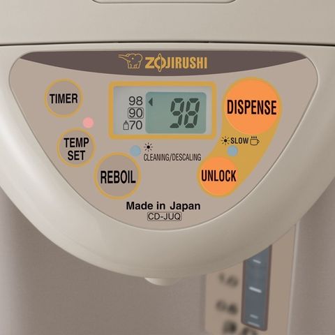 Bình thủy điện Zojirushi 3L CD-JUQ30-CT Nhật Bản, công suất 800W, giữ nhiệt thông minh, tiện lợi cho gia đình và văn phòng nhỏ
