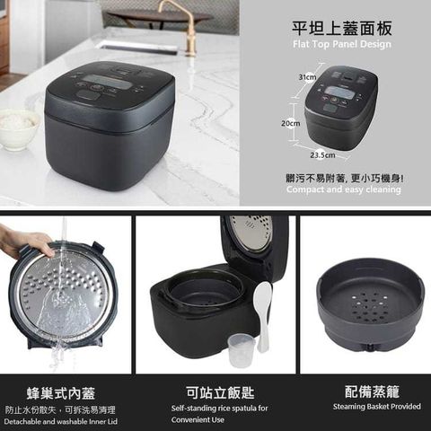 Nồi cơm điện tử cao tần Zojirushi 1L NW-QAQ10-BA - Công nghệ IH, 10 chế độ nấu, sản xuất Nhật Bản, bảo hành 3 năm