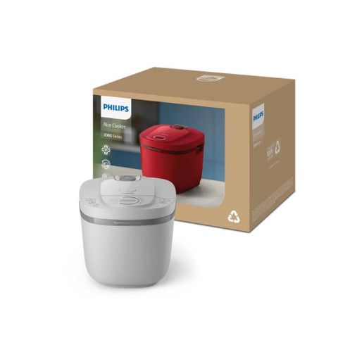 Nồi Cơm Điện Tử Philips HD4719/32 1.8 Lít - 12 Chế Độ Nấu Đa Năng, Giữ Ẩm Tối Ưu, Chất Liệu An Toàn, Hàng Chính Hãng