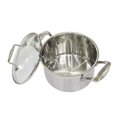Nồi inox cao cấp 304 Scanpan Impact 18cm - Hàng chính hãng, phù hợp bếp từ, dễ vệ sinh, nắp kính cường lực, an toàn cho sức khỏe.