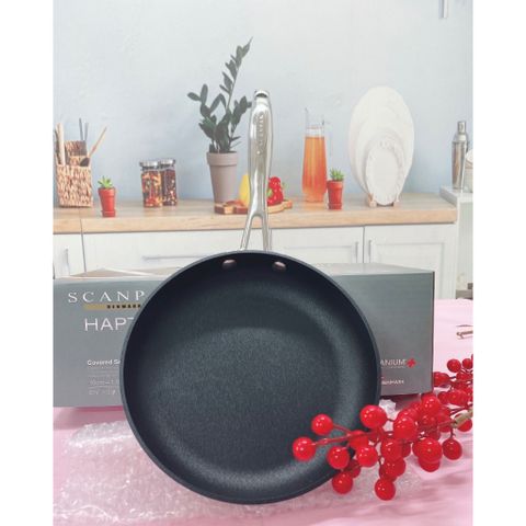 Chảo Chống Dính Scanpan HaptiQ 26cm - Chất Lượng Đan Mạch, Dùng Bếp Từ, Bảo Hành 3 Năm, An Toàn Cho Dụng Cụ Kim Loại