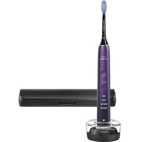 Bàn Chải Điện Philips Sonicare HX9911 Tím - Công Nghệ Sóng Âm & 4 Chế Độ Chăm Sóc Răng Miệng, Giúp Nướu Khỏe Mạnh Và Làm Sạch Sâu