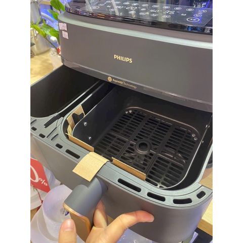 Nồi Chiên Không Dầu Philips NA352 9L - Công Nghệ Rapid Air, Hai Ngăn Độc Đáo, Bảo Hành 2 Năm, Tiết Kiệm Năng Lượng 70%