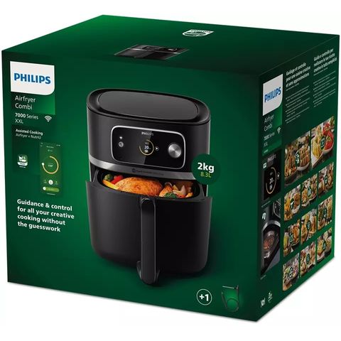 Nồi Chiên Không Dầu Điện Tử Philips HD9880 8.3L 2000W - Công Nghệ Rapid Air, Kết Nối Wifi, Tự Động Ngắt, Bảo Hành 2 Năm