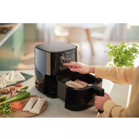 Nồi Chiên Không Dầu Philips HD9252/90 4.2L - Công Nghệ Rapid Air Giảm Đến 90% Chất Béo, Bảo Hành 2 Năm