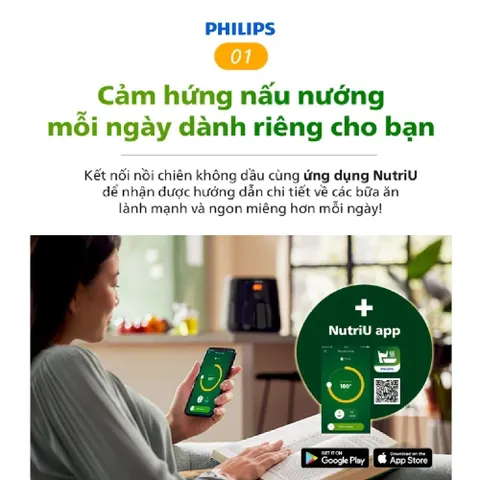 Nồi Chiên Không Dầu Philips HD9285 XXL 7.2L 2000W - Công Nghệ Rapid Air Tiết Kiệm Dầu - Dễ Sử Dụng và Vệ Sinh
