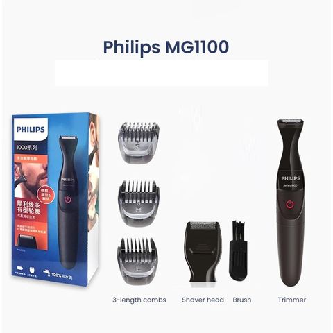 Máy Cạo Tỉa Lông Đa Năng Philips NT3650/16 - An Toàn, Chống Nước, Thao Tác Dễ Dàng, Bảo Hành 2 Năm Chính Hãng