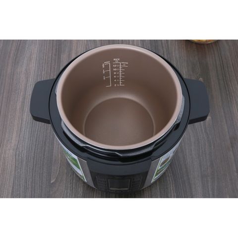 Nồi áp suất điện tử Philips HD2237 6L 1300W - Thiết kế hiện đại, chế độ nấu đa dạng, giữ nhiệt 24h, bảo hành 2 năm