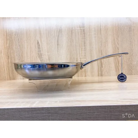 Chảo Inox Cao Cấp Scanpan Impact 24cm, Đáy 3 Lớp, Chống Dính An Toàn, Dùng Bếp Từ & Máy Rửa Bát, Sang Trọng & Tiết Kiệm Năng Lượng