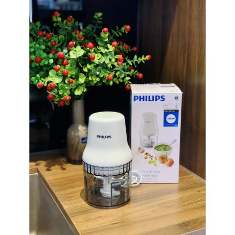 Máy Xay Thịt Philips HR1393 - Công Suất 450W, Dung Tích 0.7L, Hàng Chính Hãng, Bảo Hành 2 Năm, Tiện Dụng Cho Nội Trợ
