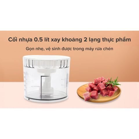 Máy Xay Thịt Philips HR1393 - Công Suất 450W, Dung Tích 0.7L, Hàng Chính Hãng, Bảo Hành 2 Năm, Tiện Dụng Cho Nội Trợ