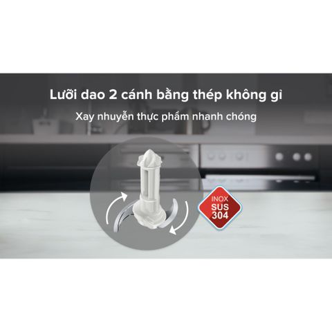 Máy Xay Thịt Philips HR1393 - Công Suất 450W, Dung Tích 0.7L, Hàng Chính Hãng, Bảo Hành 2 Năm, Tiện Dụng Cho Nội Trợ