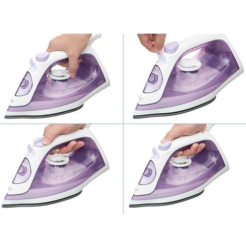 Bàn ủi hơi nước cầm tay Philips DST1040 - 2000W, phun hơi tự động, diệt khuẩn 99,99%, bảo hành 2 năm, tiện dụng cho mọi loại vải