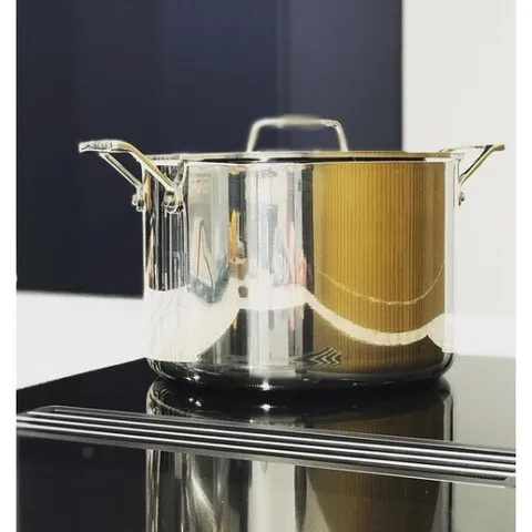 Nồi Inox 5 Lớp Scanpan Fusion 24cm 7.2L Cao Cấp - Chịu Nhiệt Tốt, Dùng Được Trên Mọi Loại Bếp, Dễ Vệ Sinh, Dành Cho Đam Mê Nấu Nướng