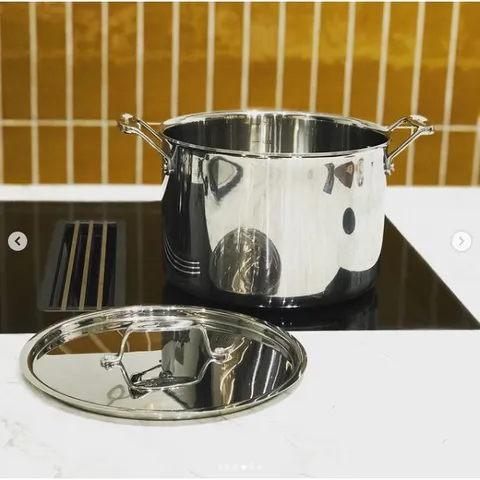 Nồi Inox 5 Lớp Scanpan Fusion 24cm 7.2L Cao Cấp - Chịu Nhiệt Tốt, Dùng Được Trên Mọi Loại Bếp, Dễ Vệ Sinh, Dành Cho Đam Mê Nấu Nướng