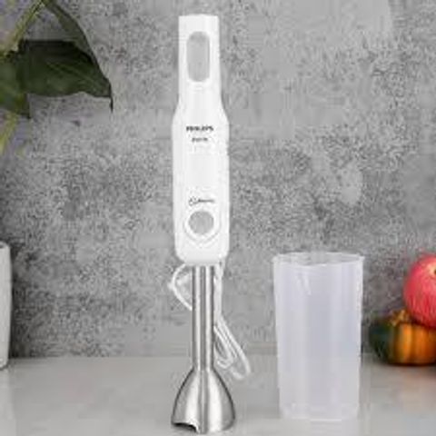Máy Xay Cầm Tay Philips HR2534 650W - Lưỡi Inox Đa Năng, Xay Sinh Tố, Cháo, Hàng Chính Hãng, Bảo Hành 2 Năm