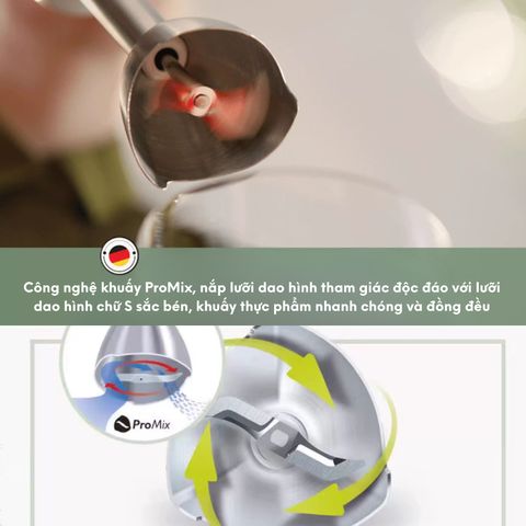 Máy Xay Cầm Tay Philips HR2534 650W - Lưỡi Inox Đa Năng, Xay Sinh Tố, Cháo, Hàng Chính Hãng, Bảo Hành 2 Năm