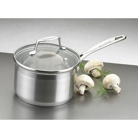 Nồi inox 304 Scanpan Impact 14cm 1.2L - Dùng cho bếp từ, an toàn trong máy rửa bát, thiết kế sang trọng, dễ vệ sinh