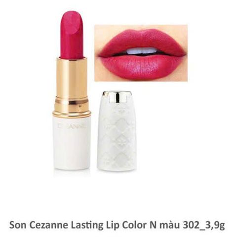 Son lì không chì CEZANNE Lasting Lip Color N - Màu 501, 102, 302 - Son dưỡng ẩm tự nhiên cho đôi môi tươi tắn, quyến rũ