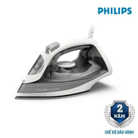 Bàn ủi hơi nước Philips DST2020/80 2000W - Hơi phun liên tục 25g/phút, tự động ngắt điện, mặt đế ceramic bền bỉ