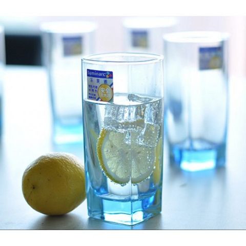Bộ cốc thủy tinh Luminarc Sterling 300ml - 6 chiếc, an toàn, không bám mùi, thiết kế hiện đại, hoàn hảo cho bếp và biếu tặng.