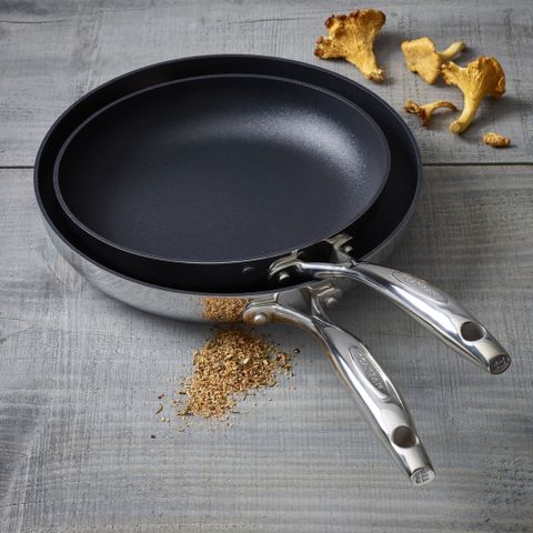 Chảo chống dính Scanpan HaptiQ 28cm cao cấp, dùng bếp từ, lớp Stratanium+ bền đẹp, bảo hành 3 năm, hàng chính hãng Đan Mạch