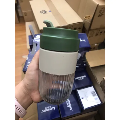 Cốc Thủy Tinh Luminarc Ease 500ml Màu Xanh - Chống Va Đập, Chịu Nhiệt, Dễ Dàng Mang Theo, An Toàn, Dụng Cụ Nhà Bếp Tiện Ích