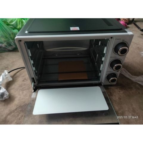 Lò Nướng Điện Galanz KWS1530LQ-D2 30L 1500W - Sang Trọng, Đối Lưu, Nướng Xiên Quay, Bảo Hành 1 Năm