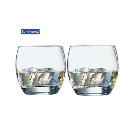 Bộ 6 cốc thủy tinh Luminarc Salto 320ml - Thủy tinh an toàn, không chì, thiết kế hiện đại cho không gian bếp sang trọng