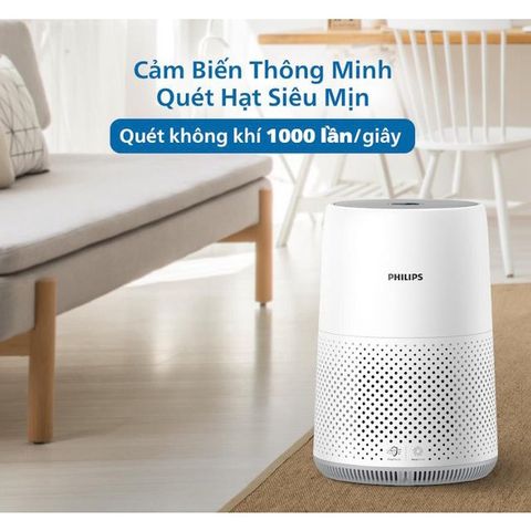 Máy Lọc Không Khí Philips AC0850/20 - Wifi, Diện Tích 49m2, 99,9% Vi-rút, Bảo Hành 2 Năm, Cảm Biến Thông Minh, Tiết Kiệm Năng Lượng