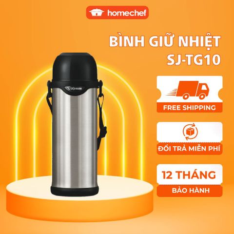 Bình Giữ Nhiệt Zojirushi 1L SJ-TG10-XA - Giữ Nóng Lạnh Tối Ưu, Bảo Hành 1 Năm, Dành Cho Du Lịch và Thể Thao