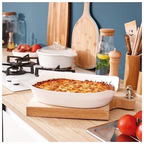 Khay Nướng Thủy Tinh Chịu Nhiệt Luminarc Cuisine Carine 34x25 cm P4027 - An Toàn Cho Lò Vi Sóng Và Lò Nướng