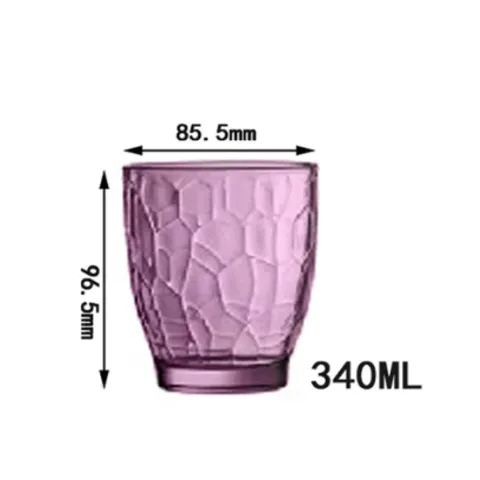 [QUÀ TẶNG] Bộ cốc (ly) thấp Luminarc Ricky Dew 6 chiếc V8708- 34cl