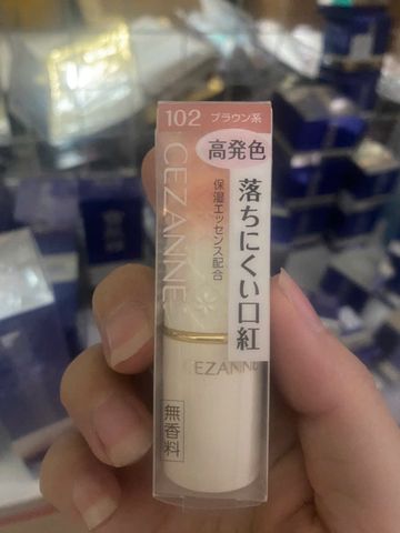Son Lì Không Chì Cezanne Lasting Lip Color N Màu 501, 102, 302 - Son Dưỡng Môi Tươi Tắn, Quyến Rũ, Lâu Trôi, Hàng Nhật Xách Tay
