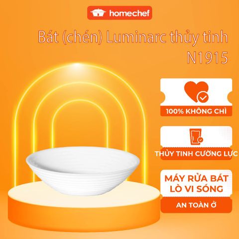 Set 4 Đĩa Chấm Thủy Tinh Luminarc 11cm - An Toàn, Chịu Nhiệt, Dùng Lò Vi Sóng, Không Chì, Hàng Chính Hãng