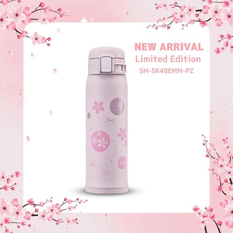 Bình giữ nhiệt Zojirushi 0.48L SM-SK48EMM-PZ - Thiết kế cao cấp, giữ nóng lạnh lâu, khóa an toàn, phù hợp cho văn phòng và dã ngoại