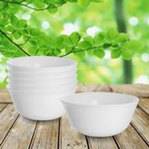 Bát ăn cơm thủy tinh Luminarc Carine 12cm H4122 - An toàn lò vi sóng, máy rửa bát, thiết kế tinh tế, hàng chính hãng Pháp