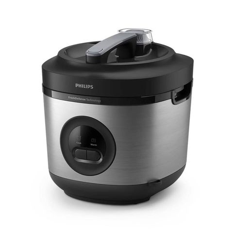 Nồi cơm điện Philips HD3213 1.8L - Công suất 600W, giữ ấm 48h, lòng nồi 5 lớp chống dính - Dùng cho gia đình 10 người